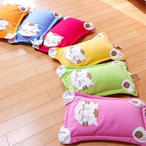 남아 머리땀 귀여운 파란색 메밀 베개 어린이베개 유아베게