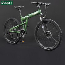 지프 접이식 자전거 24인치 26인치, 허머형 27단, 그린