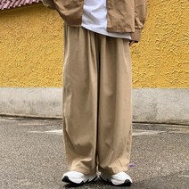 일본 하라주쿠 스타일의 조수 브랜드 스트레이트 느슨한 와이드 레그 바지 스트리트 레트로 홍