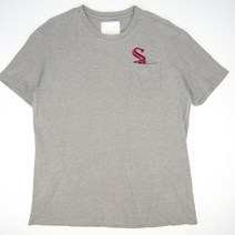 262.MLB SOX 라운드넥 무지반팔티셔츠/중고/남성 105