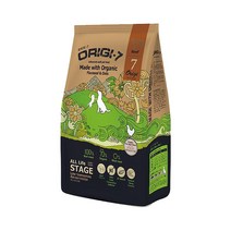 오리지7 유기농 사료 소고기 2kg 소프트 오가닉 바우와우 강아지 반려견 애견