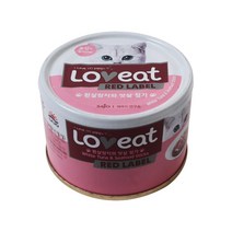 사조 러브잇 레드라벨 고양이캔 고양이간식 160gX24개, 흰살참치와 맛살 160gX24개