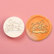 산리오 실링왁스 왁스 인감 스탬프 일본 만화 페인트 동물 개 헤드 카드 봉투 결혼식 초대장 스크랩북, 6