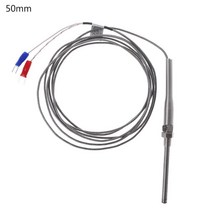 K 타입 열전대 2m 케이블 M8 스레드 온도 센서 프로브 50mm/100mm/200mm, 50mm, 50mm