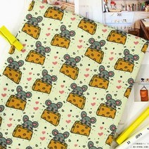 자투리 DTP면20수 치즈와생쥐