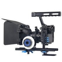 dslr 짐벌 캐논 6dmark2 오막포 a7 비디오 안정 장치 카메라 케이지 핸들 dslr rig for sony gh4 a6300 a6500 a7s a7 a7r a7rii, c500