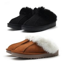 여성 털슬리퍼 겨울 스웨이드 퍼슈즈 PALAS