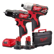 밀워키 M12 BPP2B-602X 충전 임팩/해머드릴 콤보세트