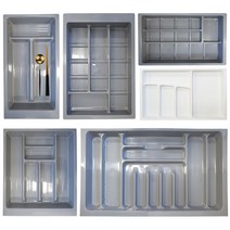 철물의민족 PVC 수저분리함 수저함 수저정리함 서랍정리 보관함 싱크대 다용도 트레이 수납장, 07. PVC 수저분리함 900