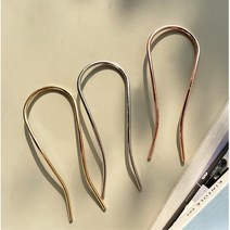 자국 남지않는 U자 머리핀 뒤꽂이 비녀재료 포인트핀