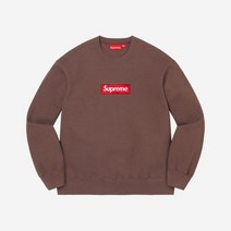 슈프림 박스로고 크루넥 브라운 - 22FW Supreme Box Logo Crewneck Brown