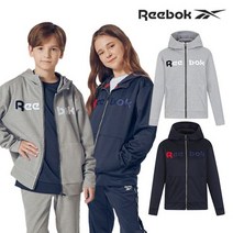 리복 키즈 주니어 로고포인트 후디집업 2종 택1