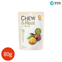 청정원 츄 앤 리얼 군밤츄 80g, 단품