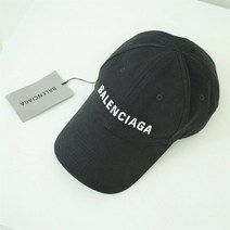 [발렌시아가] [명품]오르수 클래식 기본 로고 베이스볼 볼캡 모자 블랙 화이트 52919