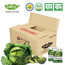 초록한입 국내산 유기농 브로콜리양배추즙 110ml 60포 / 실속형, 상세 설명 참조, 단일옵션