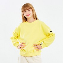 고스트리퍼블릭 주니어 심플 컬러 포인트 오버핏 주니어 맨투맨티셔츠 JMT-J190