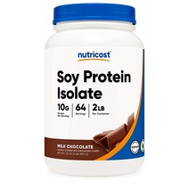 뉴트리코스트 Soy Protein 소이 프로테인 분말 파우더 2LBS 907g 초코맛, 1개
