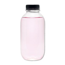 [유페트] 430ml 우유 페트병 35파이 1개 뚜껑선택, 검정캡