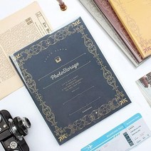 오라켓 인생 네컷 앨범 - 포토북 사진첩 티켓북 보관 남자친구500일선물, 네이비