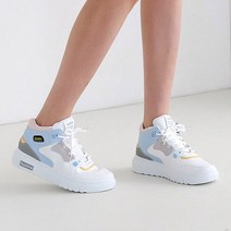 슈레나 예쁜 파스텔톤 여성 미들탑 스니커즈 하이탑 운동화