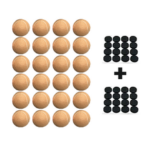 감성리빙 테니스공 발커버 24P + EVA부착패드 32P, 살구, 1세트