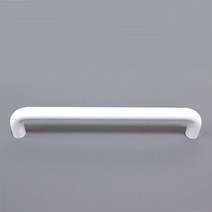 ㄷ자 봉 가구 싱크대 붙박이장 손잡이 화이트 10size, 128mm