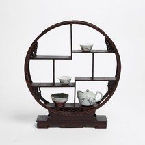 전통 찻집 카페 인테리어 선반 장식장 깔끔 예쁜진열장추천 이사선물 업소