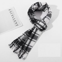 20대 남자 체크 학생 목도리 남성 예쁜 쁘띠 머플러 커플 선물
