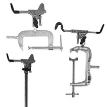 선상 받침대 + 전용 클램프 세트 낚시 거치대 (상세설명참조), 선택02.선상 클램프+시소받침대SET