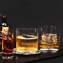 보헤미아 위스키 샷 더블락 언더락 글라스 400ml, 2개