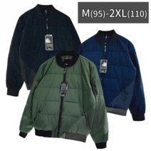 이브컴퍼니 남성 고급 덕다운 방수 방풍 블루종 항공 패딩 점퍼 (K8018)