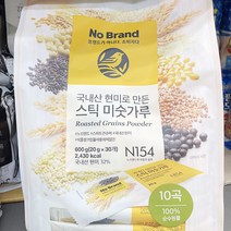 국내산현미로만든스틱미숫가루 600g x 1개 + 맨어스트 소독제 증정, 단품