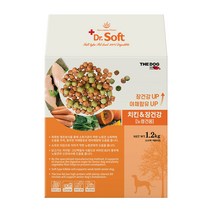 더독 닥터소프트 강아지사료 1.2kg 치킨장건강 노령견용