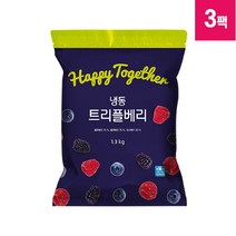 생활앤 냉동 트리플베리 1.3kg, 3팩