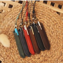 MATT 마뜨 이태리 크레센도 목걸이 펜케이스 6color, 베지터블블랙(P90466) 정자체, 1개
