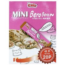 고양이간식 더캣츠 미니 베로베로 1팩 20p 새우, 1