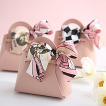 가방모양 선물 답례품 악세사리 포장용 기프트백 510pcs 생일 파티 용품에 대 한 리본, 카드로, 10개, f