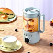 중탕기 죽 홍삼제조기110V/120V 다기능 건강 보존 냄비 0.6L 휴대용 전기 주전자 보일러 자동 절연 꽃 차, 01 110V Green_01 미국