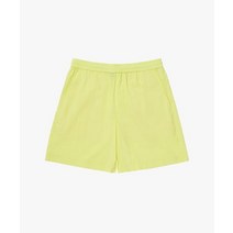 남자 여자 여름 면 반 바지 숏 팬츠 골스튜디오 TASLAN ESSENTIAL SHORTS-LIME G3MHP102#LM