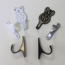 커튼고리 커텐 벽걸이 후크 후사고리, C후사고리(실버)