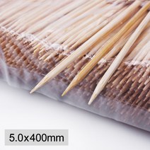 [KO] 어묵 소시지 꼬치 꼬챙이 대나무 오뎅꼬지 5mm x 40cm 1박스 3000개, [KO] 오뎅꼬지 40cm 1박스 30봉
