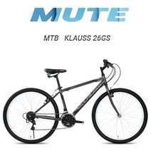 (완조립) 클라우스26GS 21단 MTB 지오닉스 2022, 매트 블랙