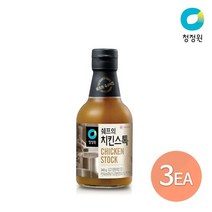 청정원 청정원 쉐프의 치킨스톡 340g x 3개, 단일옵션