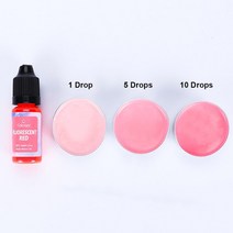 비누만들기 비누키트재미를 위한 10ML 수지 안료 양초 비누 DIY UV 에폭시 금형 쥬얼리 제작 용품 공예품, 19 Fluorescent Red