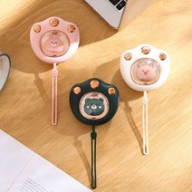 고양이 손난로 우주 캡슐 캠핑 배터리 카라반 겨울 전원 휴대용 전원 빠른충전 2단 USB, 고양이 발톱 핫팩 핑크 2400밀리암페어