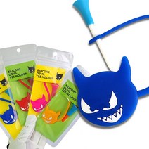 악동 골프티홀더 플라스틱 롱티1개 세트 전체 실리콘 일체형 티걸이, 파랑 악동