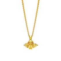[KT알파쇼핑]24k 순금 제드 부엉이 목걸이 7.5g