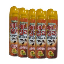 (주)삼현제약 애니킬라 에프에어로솔 파리 모기 바퀴 제거 스프레이 400ml(레몬향), 1개