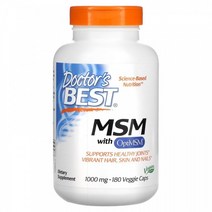 닥터스베스트 MSM 식이유황 OptiMSM 1000mg 180베지캡슐