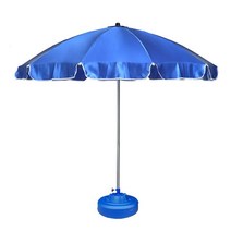 지름 2200mm 높이 2330mm 국산 1단 파라솔, 청색_물통미포함